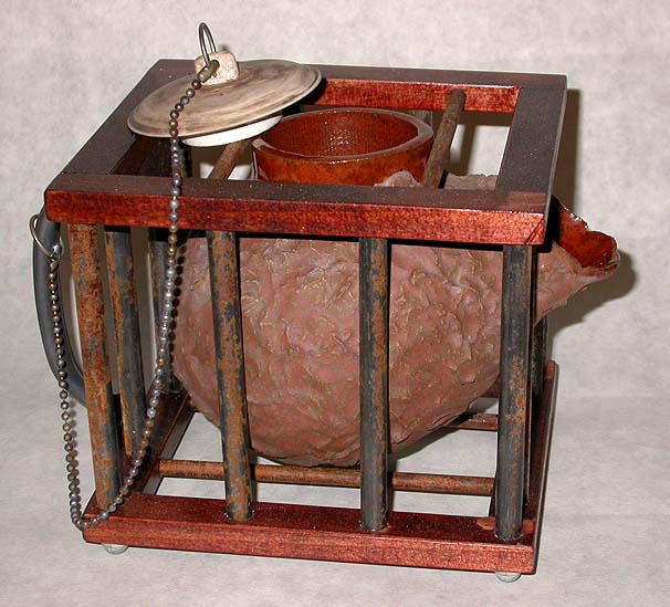 Cage Teapot by spookymonkey