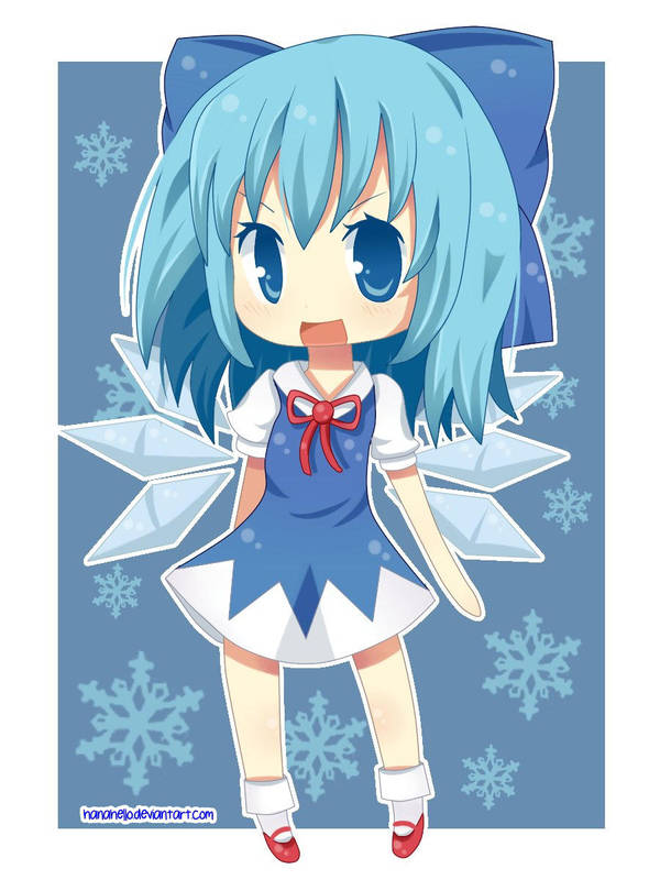 Chibi Cirno by hanahello