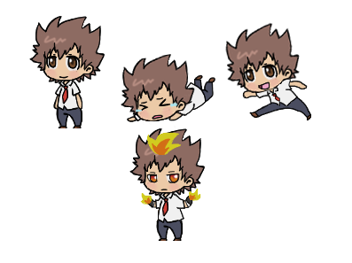 Tsuna Shimeji by ChibiTigre