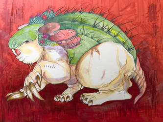 cactus mole in prisma copic by Jeuxmungandr