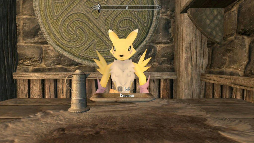 My Skyrim wife, Renamon by RenamonFan1987 on DeviantArt