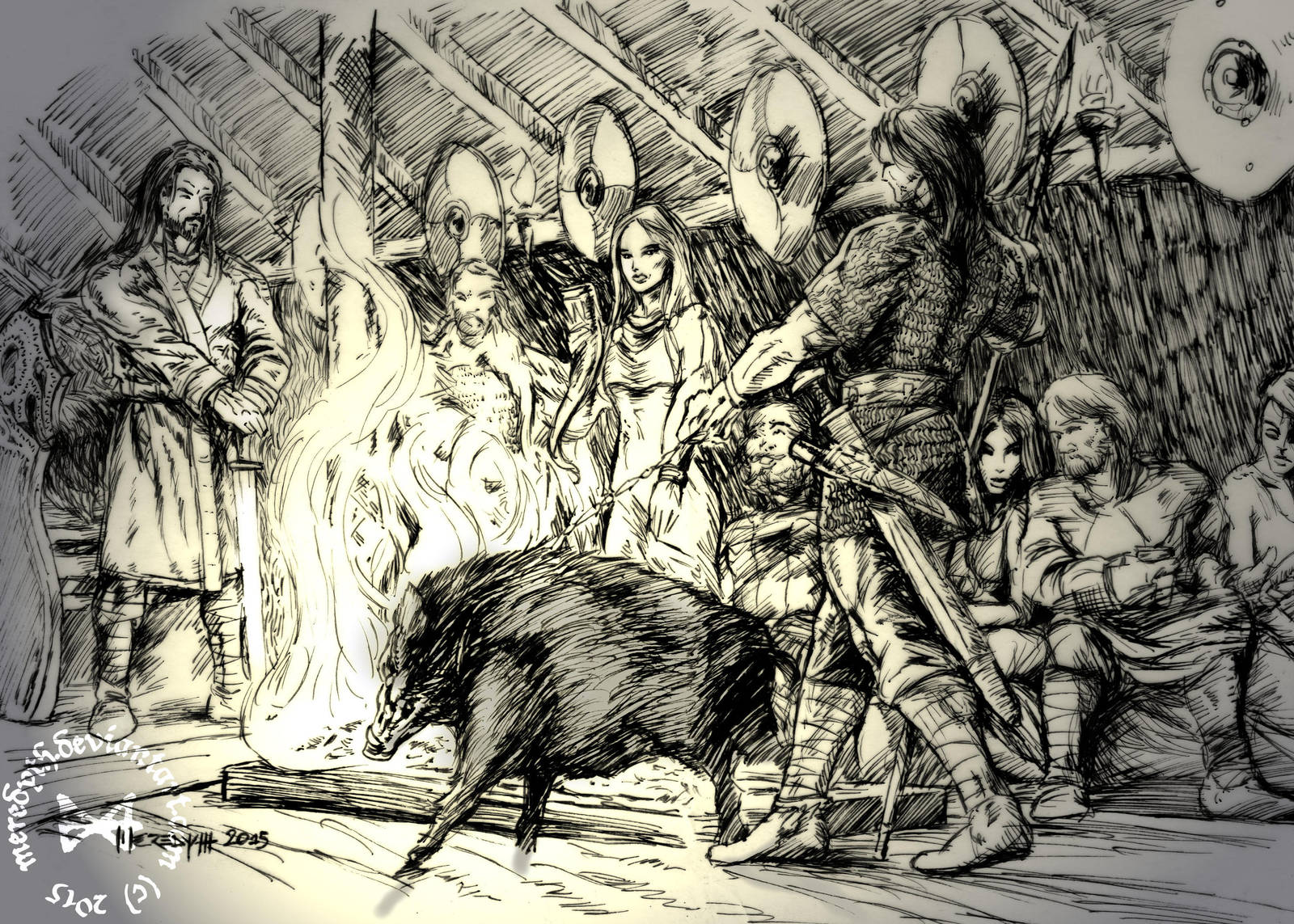 The Yule Oath (Ink Version) by Meredyth