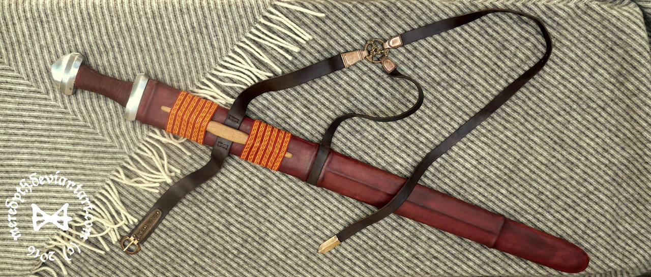 Viking Sword Scabbard by Meredyth