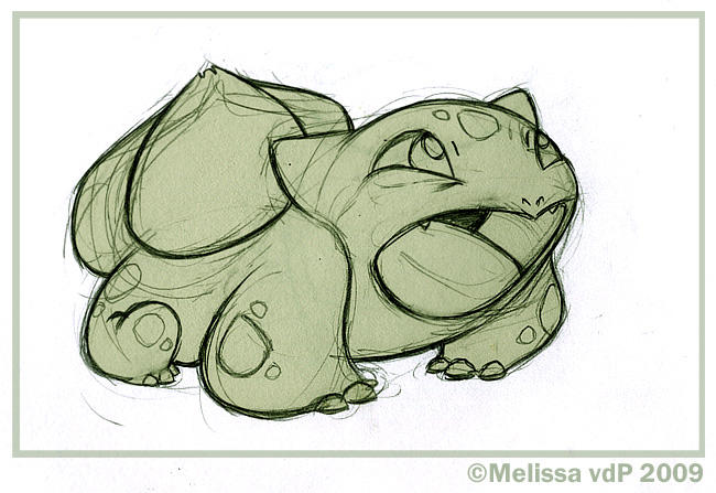 Bulbasaur Sketch by sketchinthoughts