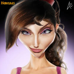 Megara Portrait- Hercules by Andersiano