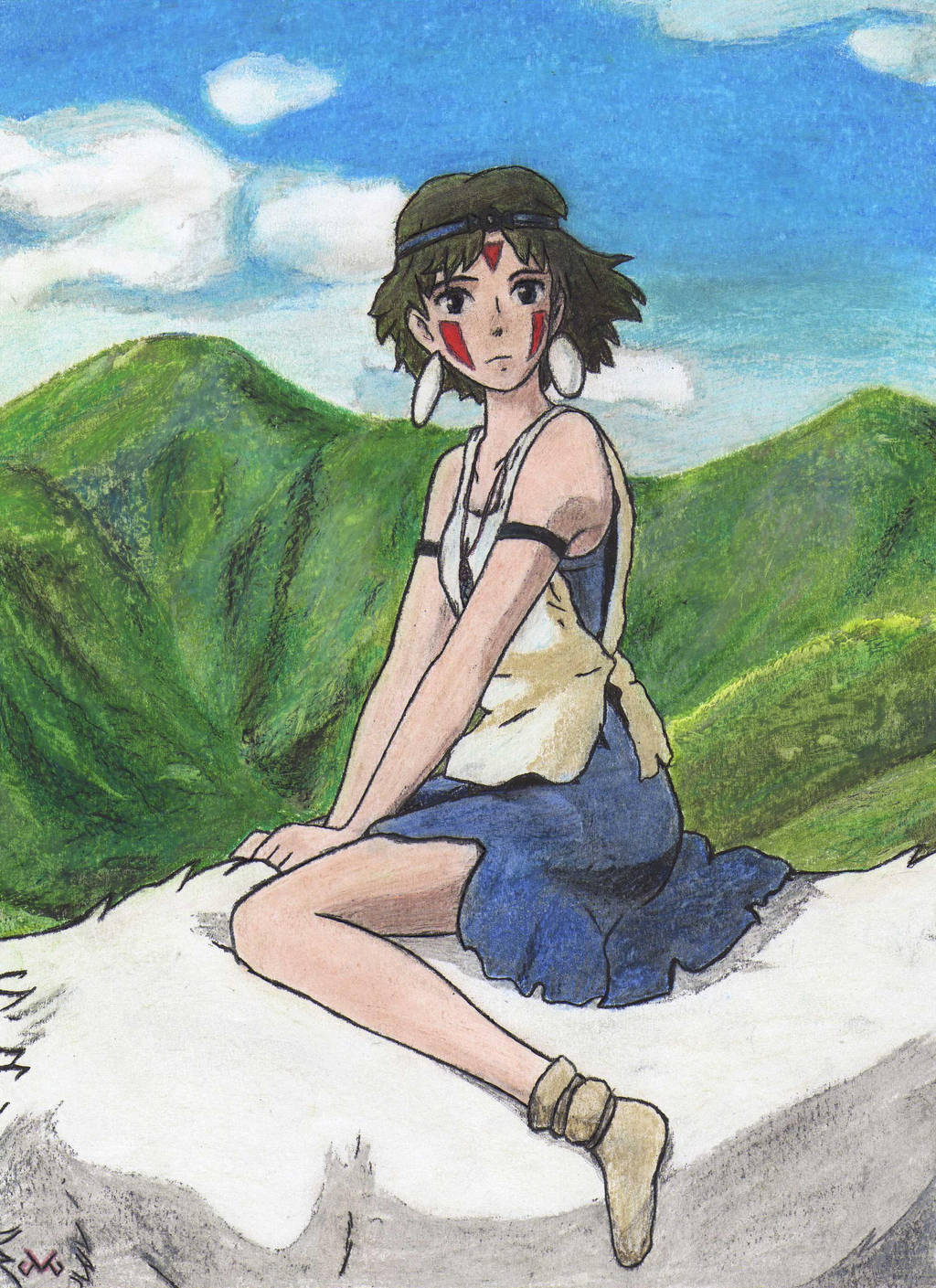 Princess Mononoke San by MILExSAN on DeviantArt