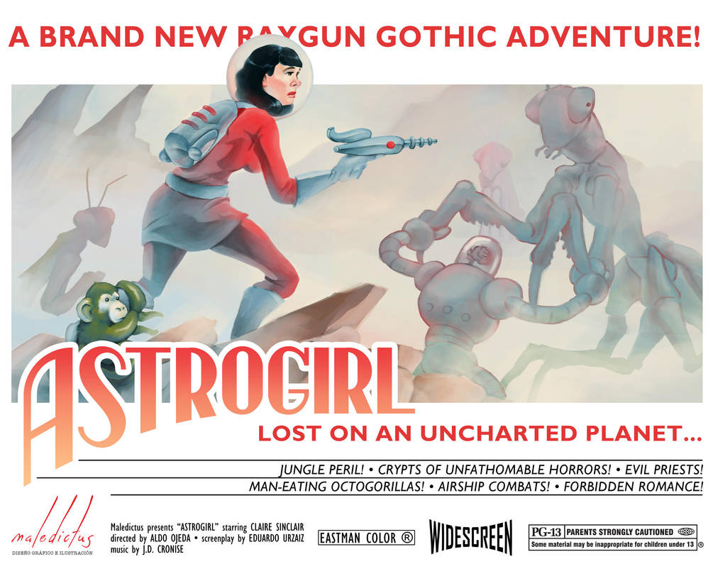 Astrogirl lost on an uncharted planet by maledictus