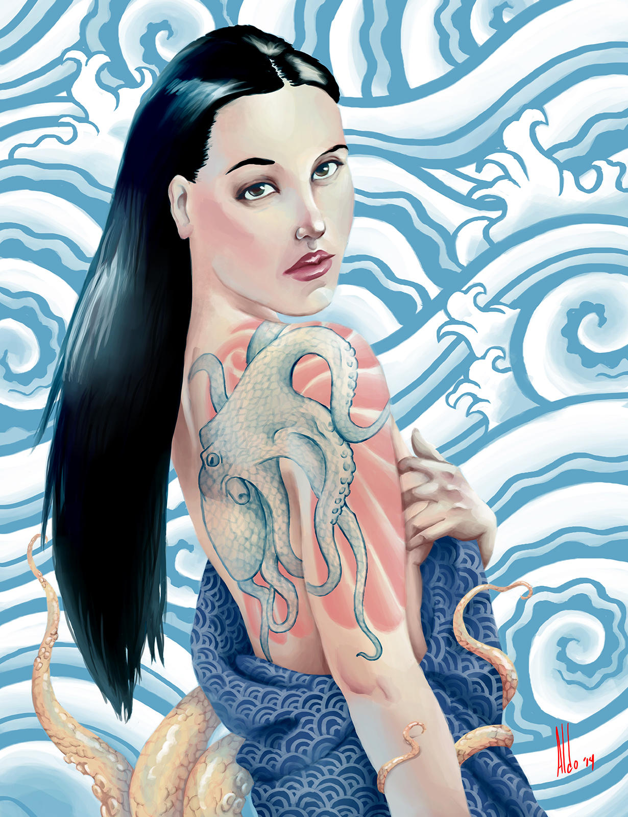 Octopus Lady by maledictus