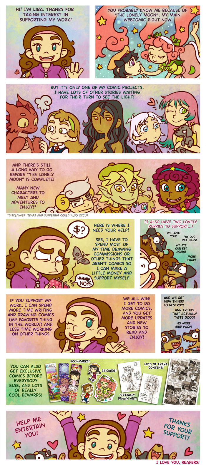Tapastic Support Program by Liralicia