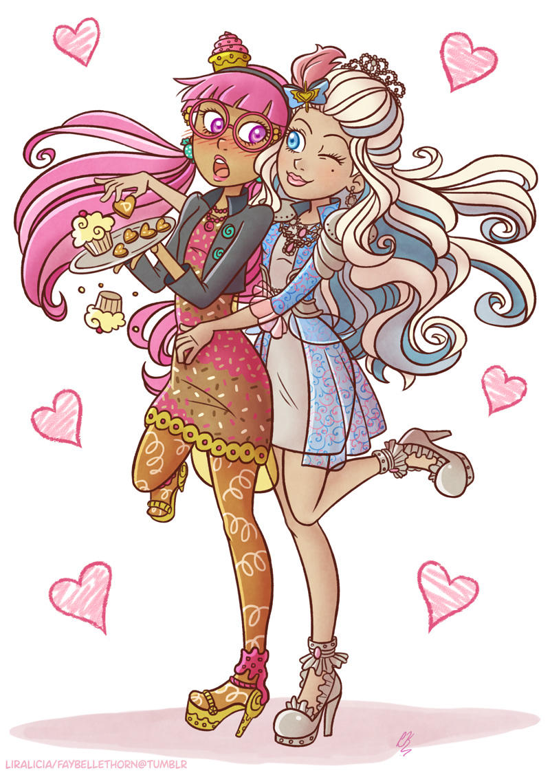 Candy witch and princess charming by Liralicia