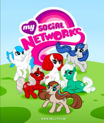 My Social Networks - My Little Pony Parody by nell-fallcard