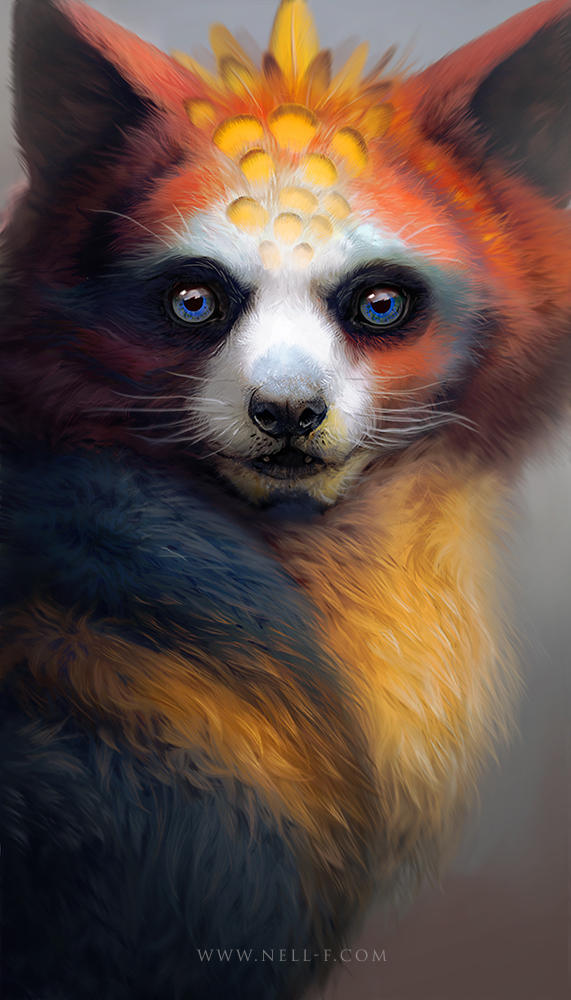 Fantastic Mr. Red Fox by nell-fallcard