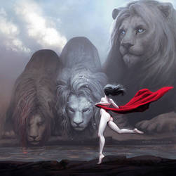 Lions by nell-fallcard