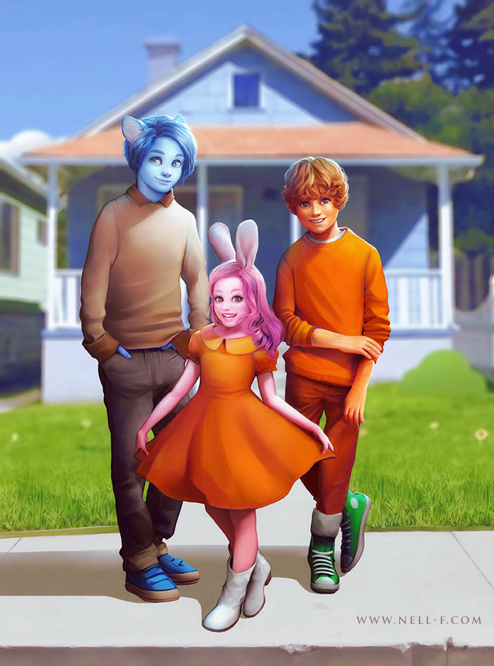 Realistic Gumball by nell-fallcard