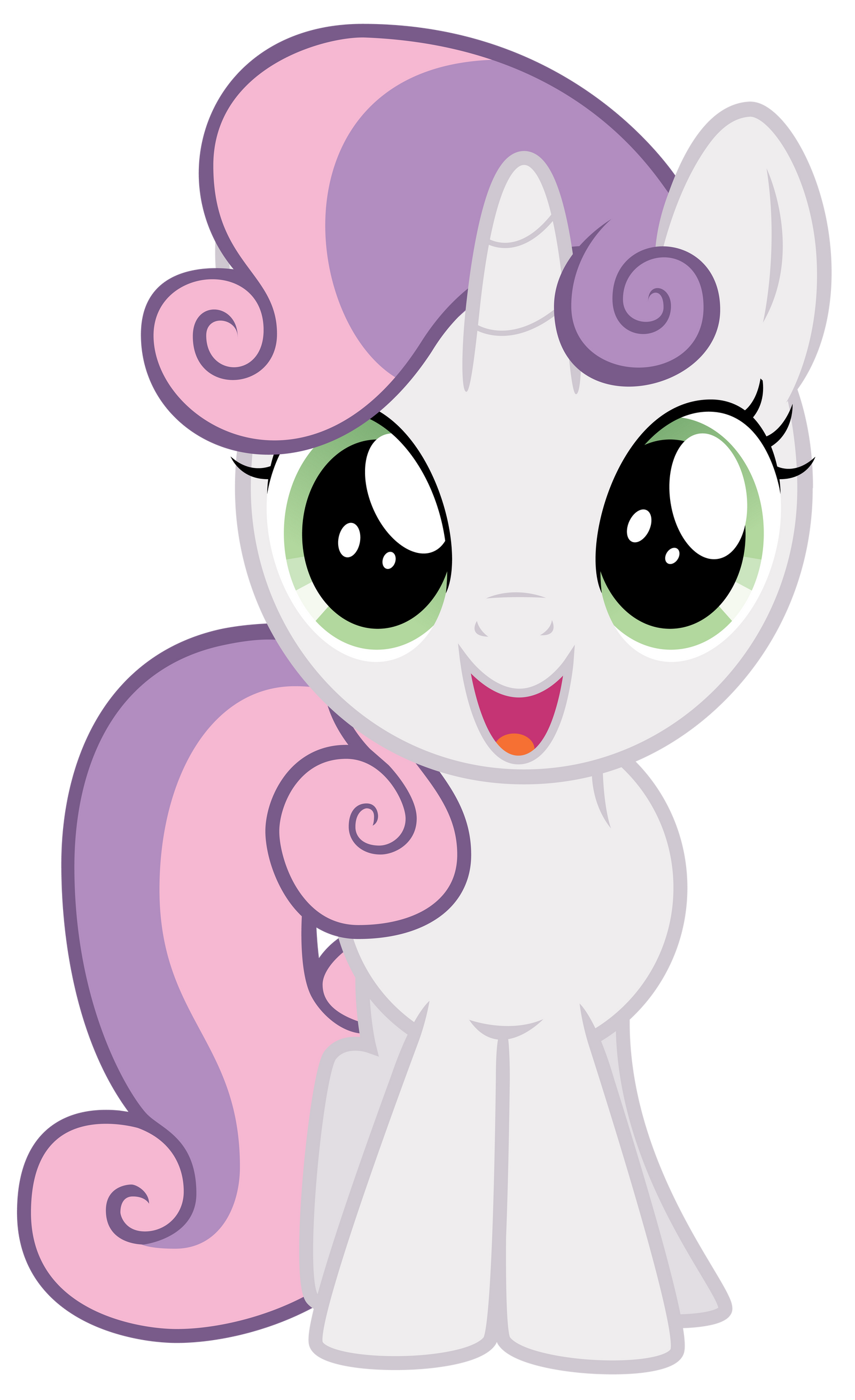 Excited Sweetie Belle by thatguy1945