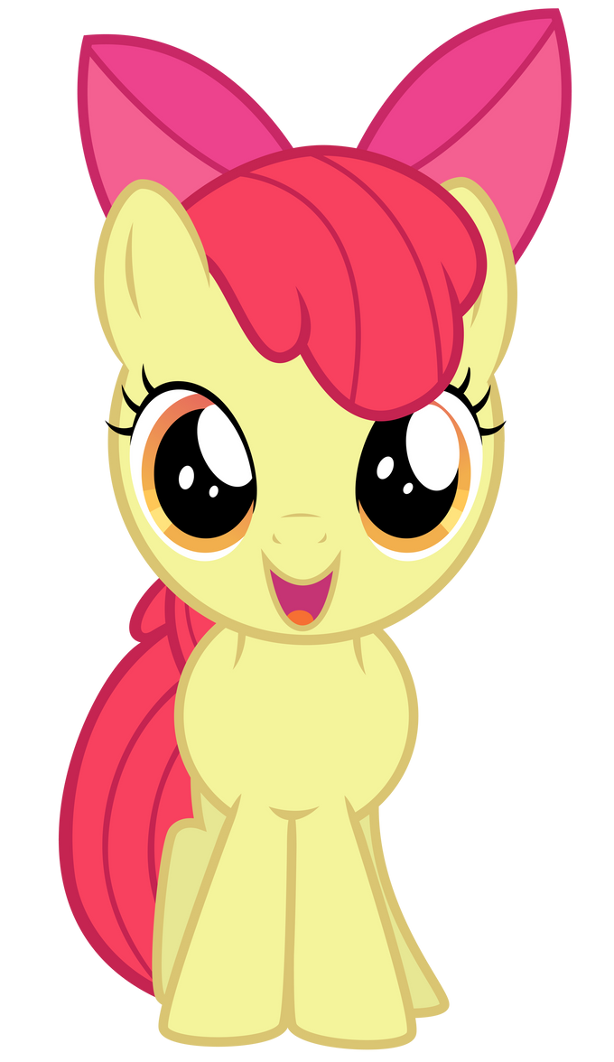 Excited Apple Bloom by thatguy1945