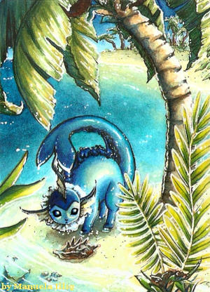 Aquana - Vaporeon by Diaris