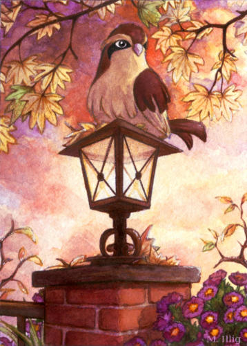 Indian Summer with Pidgey by Diaris