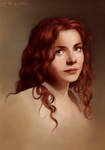 Rachel Hurd Wood - Portrait Practice by Aliciane