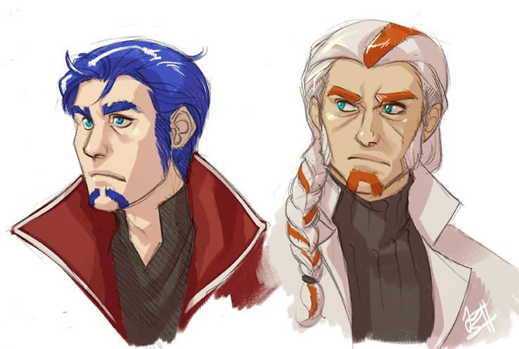TFP - Humanformers Optimus and Ratchet by lauren-bennett
