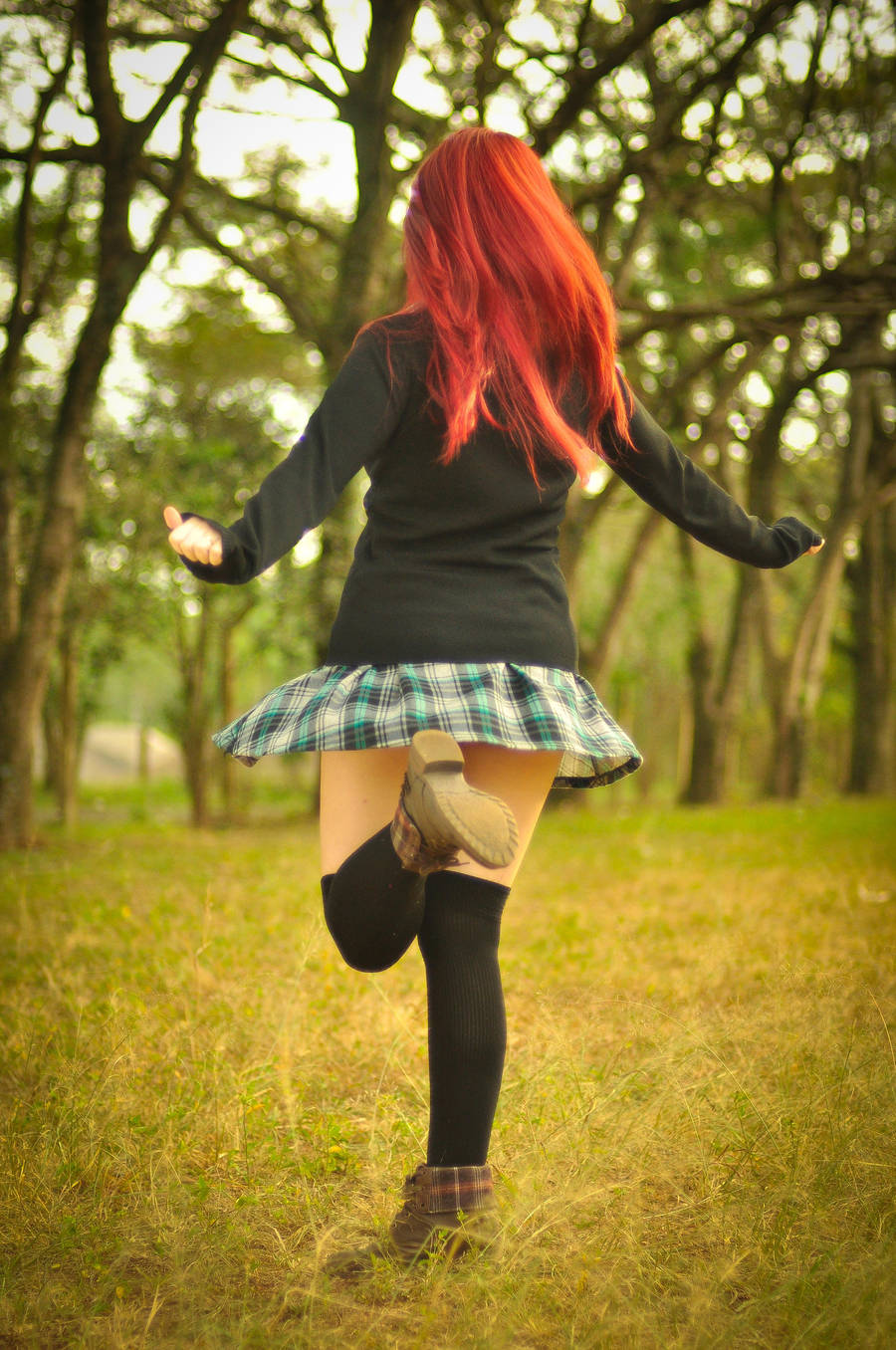 Over the knee by NeedlesGirl