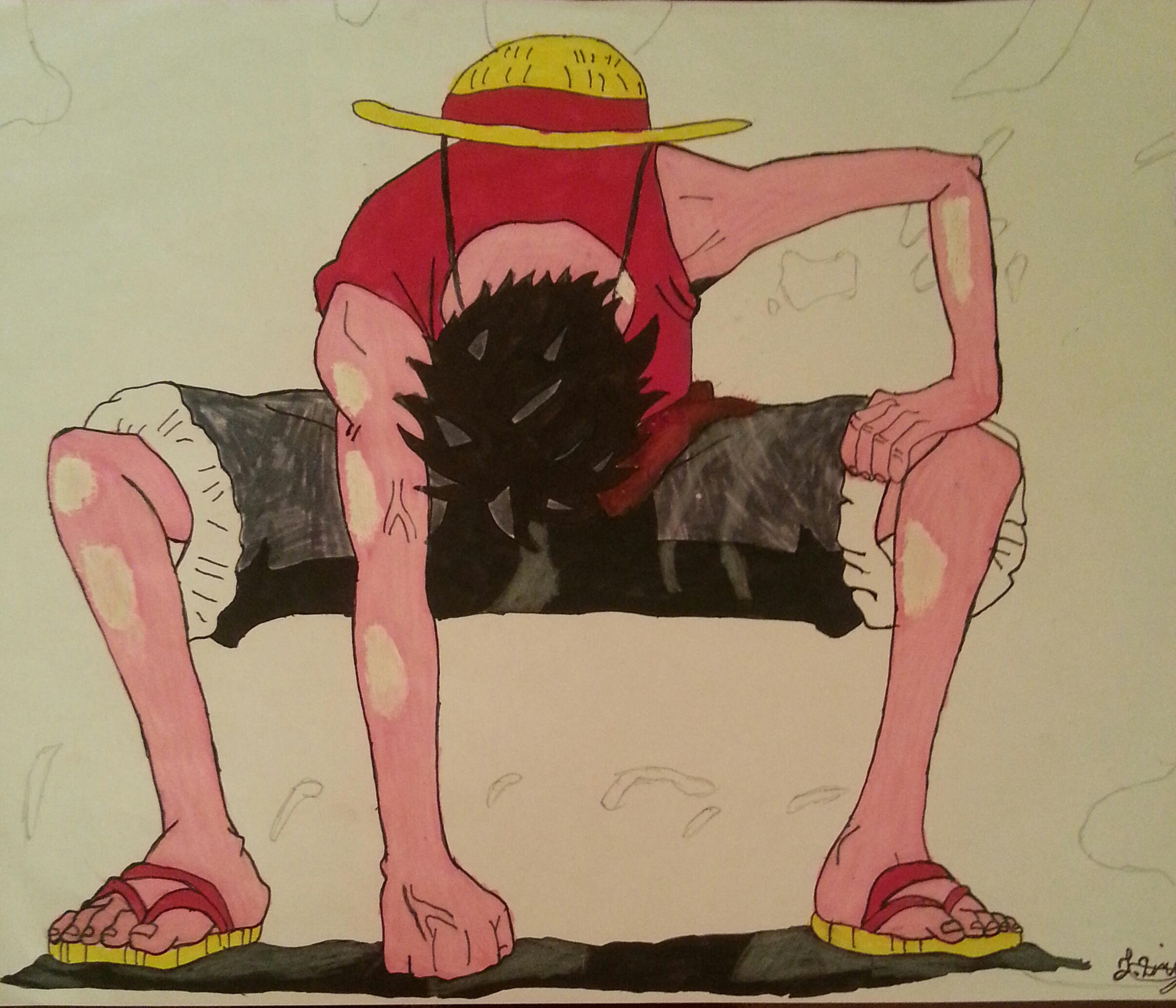 figurine one piece luffy shanks