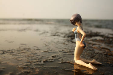 Nagato On The Beach by Karidzka