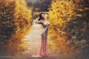 yellow garden by karen-abramyan