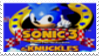 Sonic 3 and Knuckles Stamp by laprasking
