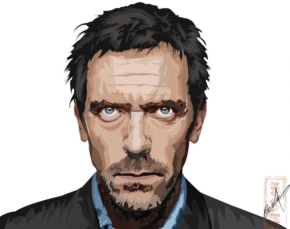 Dr. House - Illustrator Vector by juliocfg