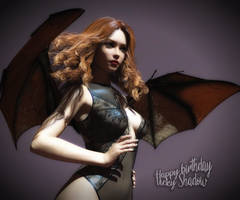 Happy birthday Vicky Shadow by HanaeArt