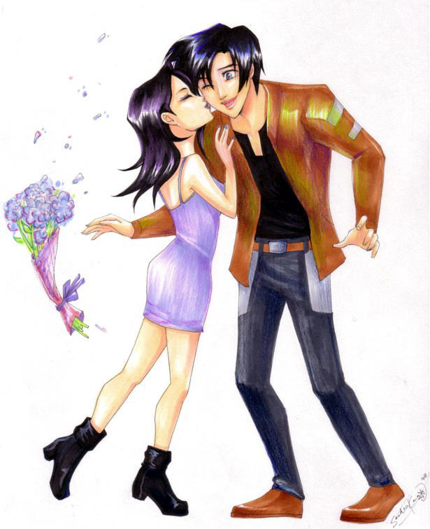 Terry and Dana by d00li