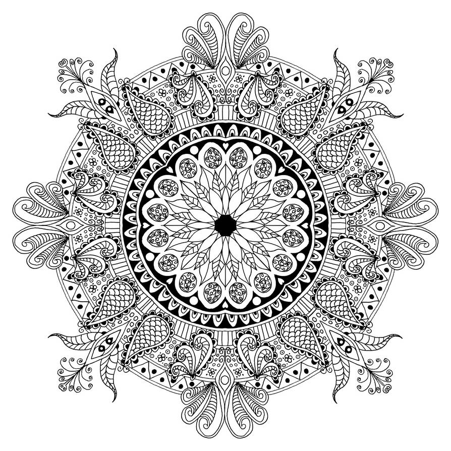 Paisley Mandala by WelshPixie