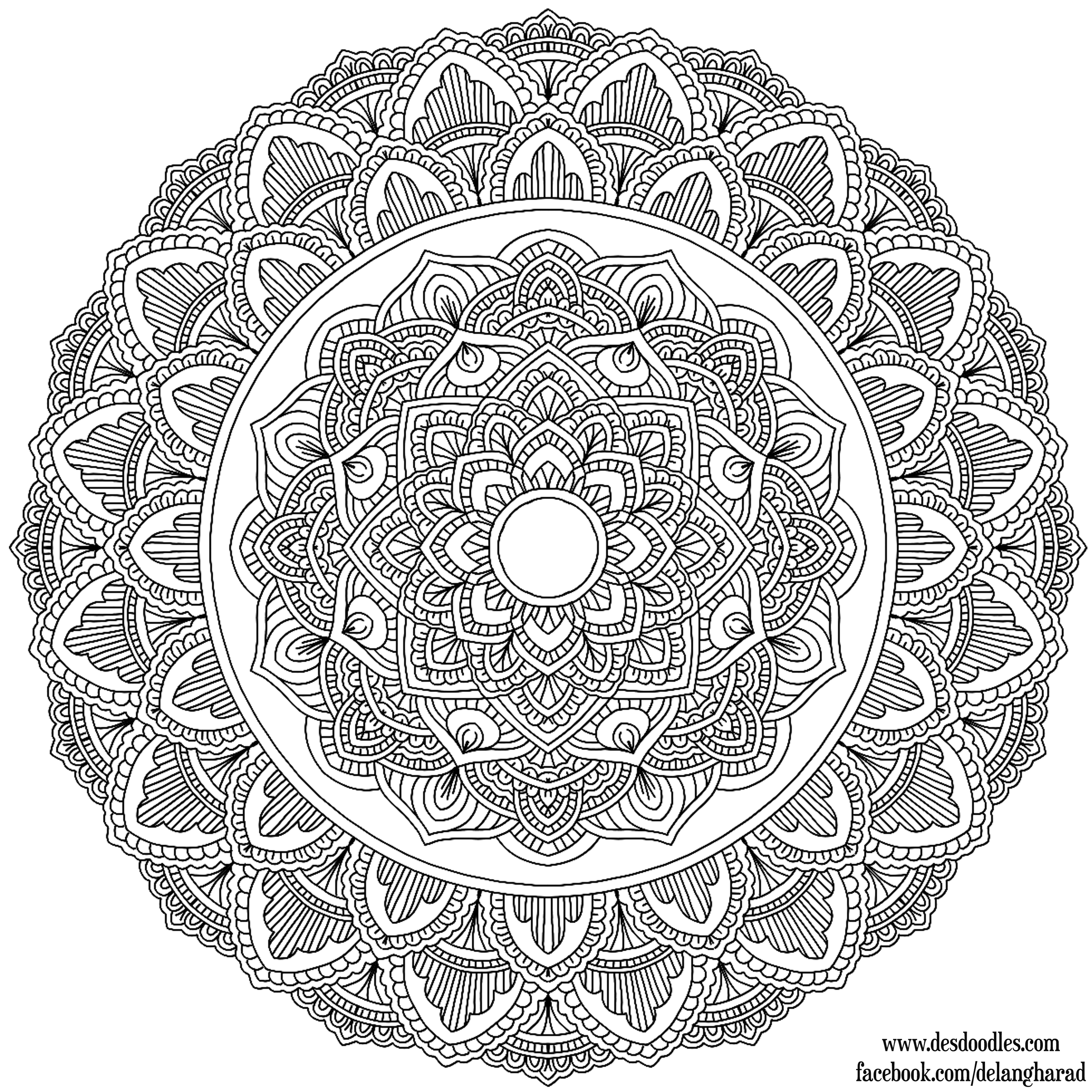Krita Mandala 36 by WelshPixie