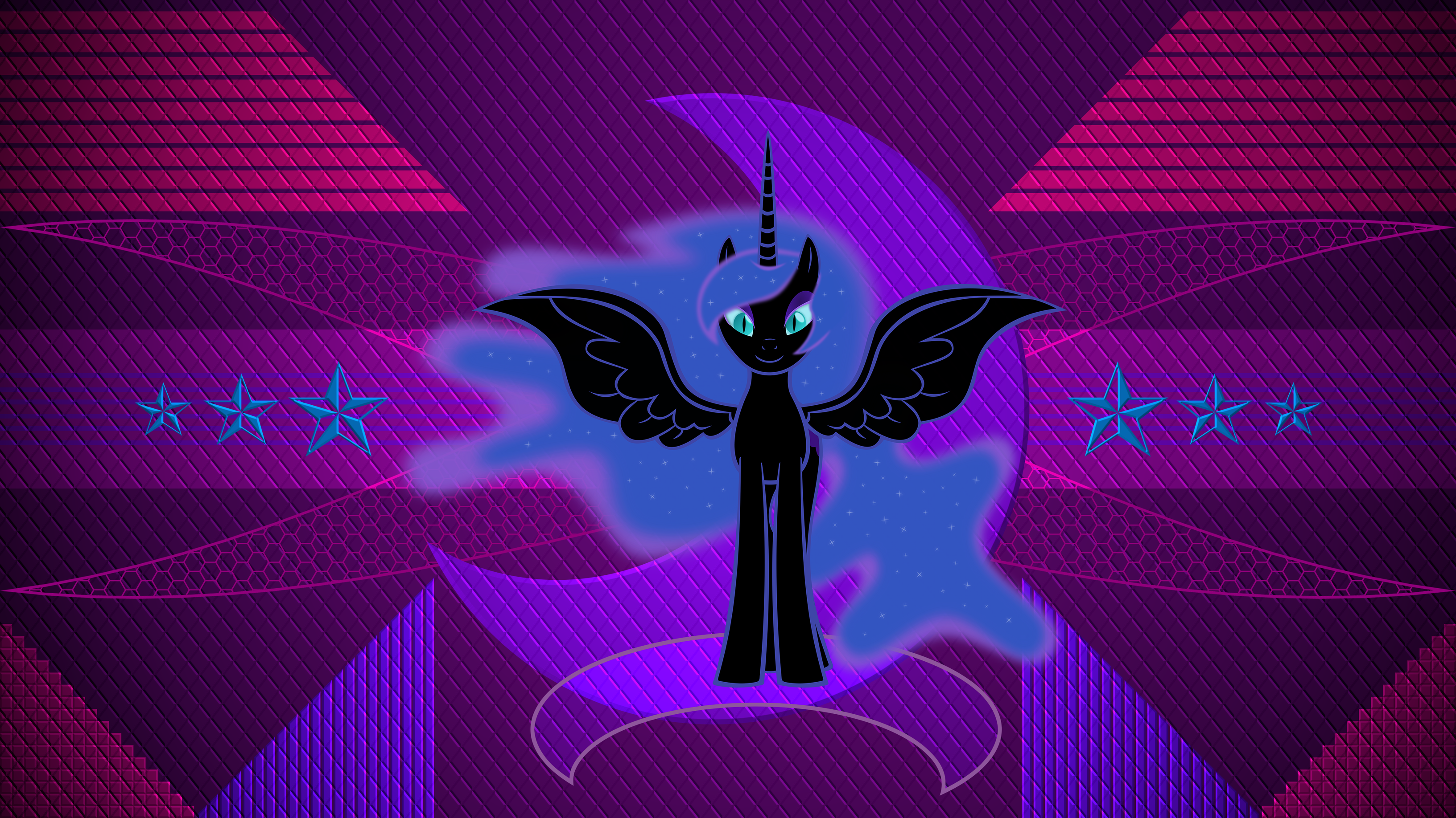 Bare Nightmare Moon by LaszlVFX