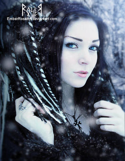 Winter Queen portrait by EmberRoseArt