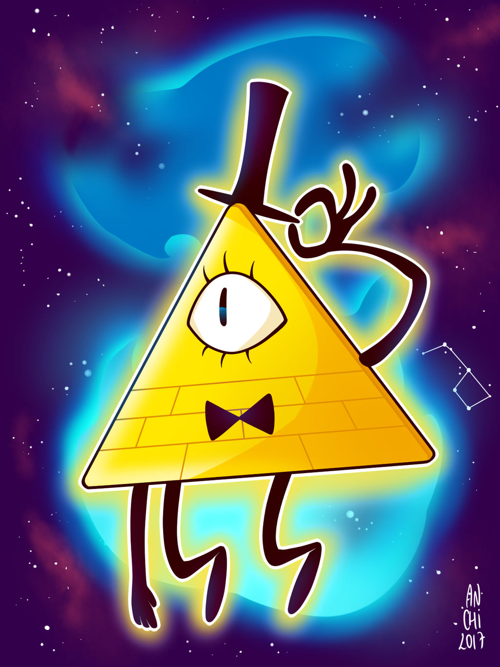 GRAVITY FALLS - Bill Cipher by Anael-AnChi on DeviantArt