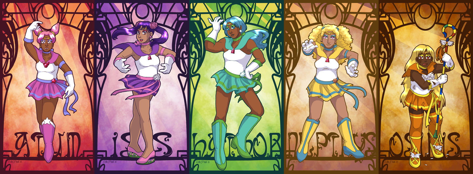 Senshi of the Sunlit Millennium by ErinPtah
