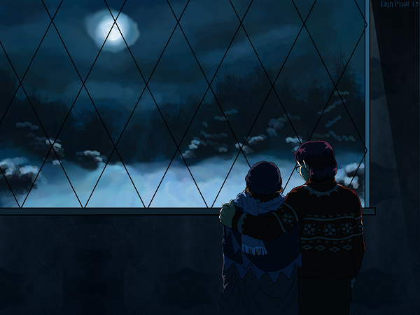 Wallpaper - Your world is colder than mine by ErinPtah