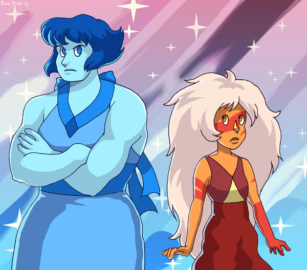 Body Type Swap - Lapis and Jasper by ErinPtah