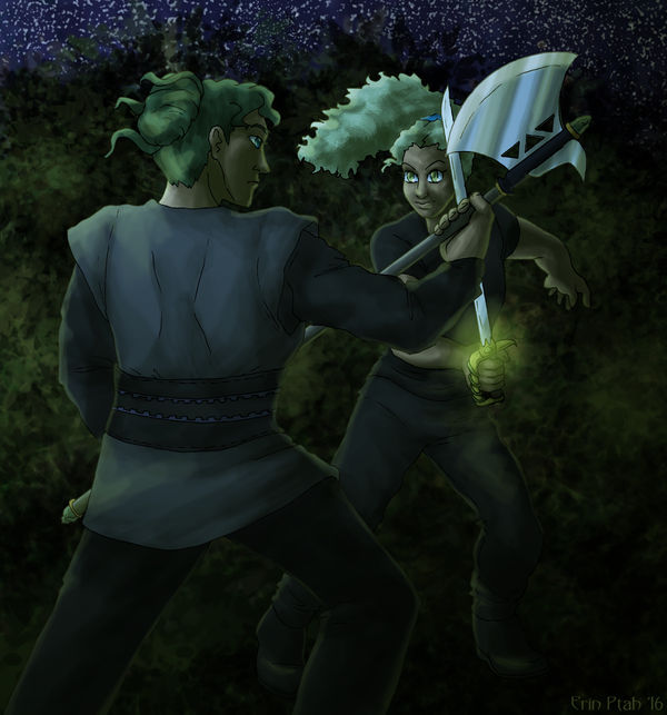 Bringing a Sword to an Axe Fight by ErinPtah