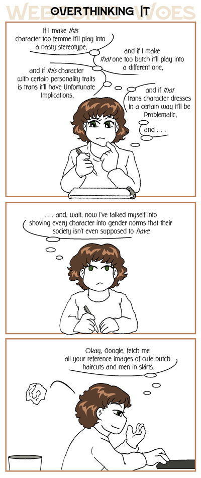 Webcomic Woes 6 - Stereotype threat by ErinPtah
