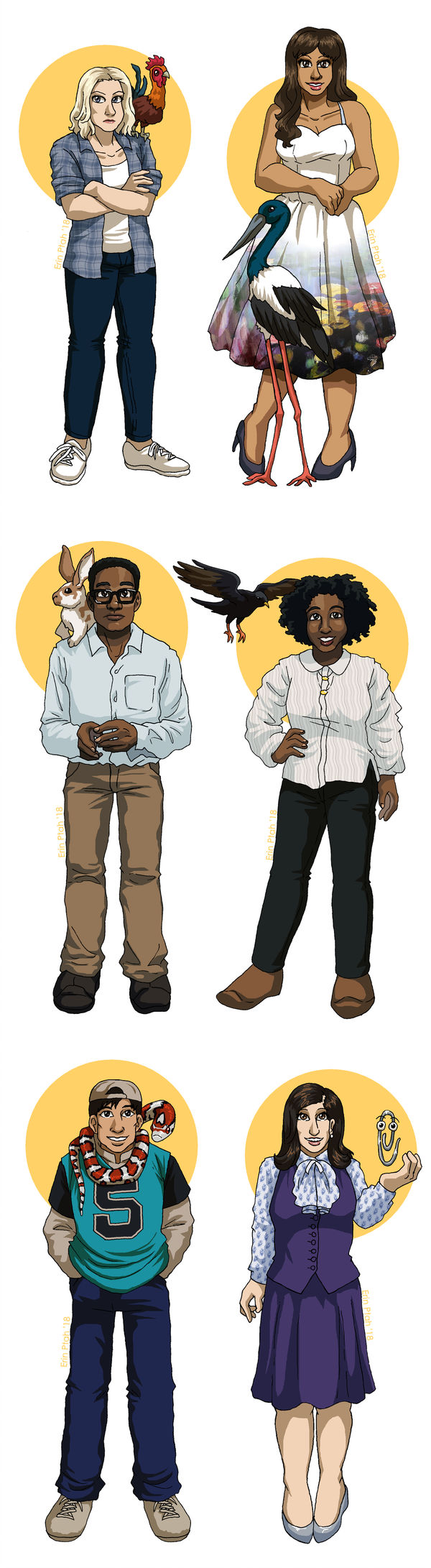 The Good Place Daemons by ErinPtah