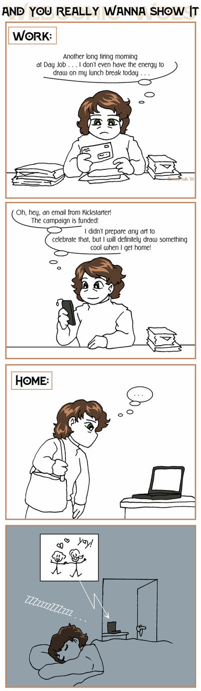 Webcomic Woes 23 - Shoulda drawn it ahead of time by ErinPtah