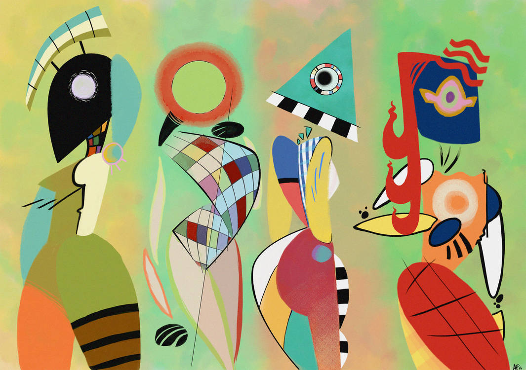 Las Musas De Kandinsky by ClassyChassiss