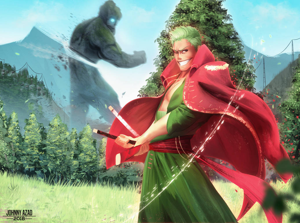 Straw Hat Pirates - Roronoa Zoro by JohnnyAzad on DeviantArt