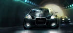 audi in a tunnel by RainPark
