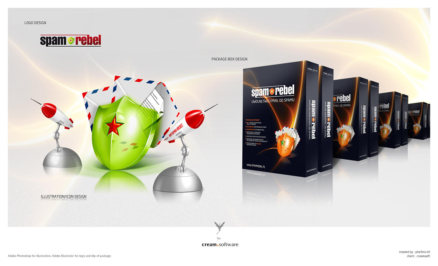 SpamRebel - Logo - Icon - Box by pho3nix-bf