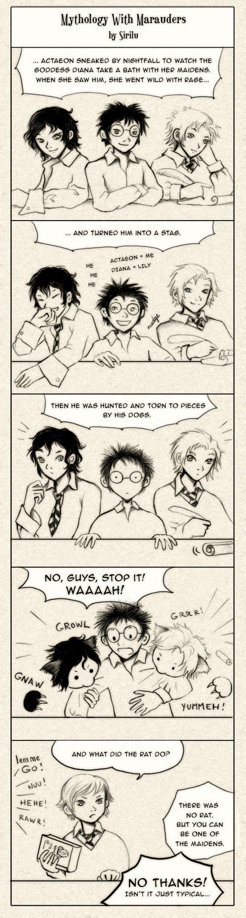 Mythology with Marauders by Sirilu