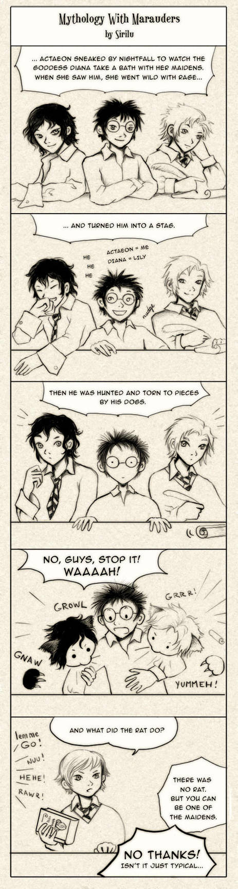 Mythology with Marauders by Sirilu